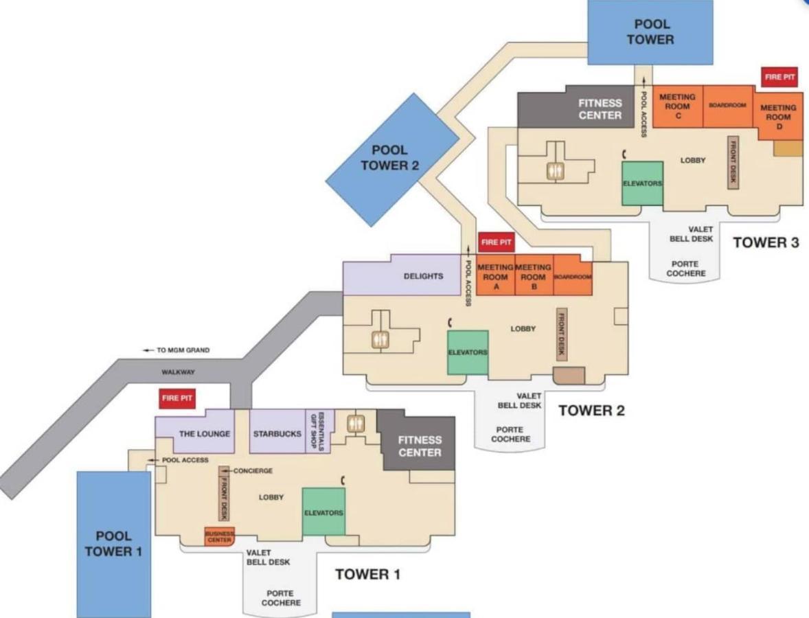 Balcony Full Strip View Suite Mgm Signature Free Valet لاس فيغاس المظهر الخارجي الصورة